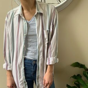 White colored flannel!